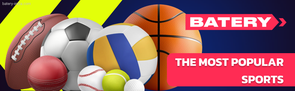 40+ sporting disciplines at Batery Bet